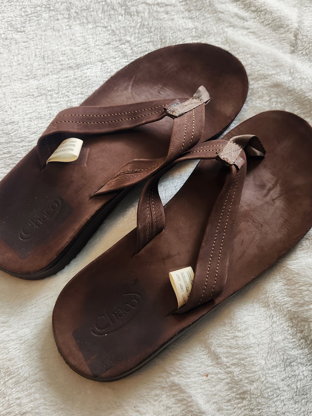 Chaco Classic Leather Flip Sandals Mens Size 10